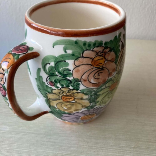Handmade ceramic mug Skyros like new