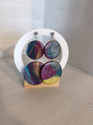 Handmade earrings multicolor made to order