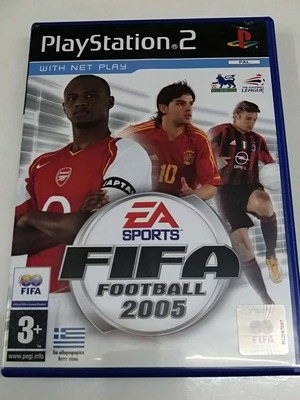 FIFA Football 2005 παιχνίδι PlayStation 2 μεταχειρισμένο, ελληνικό