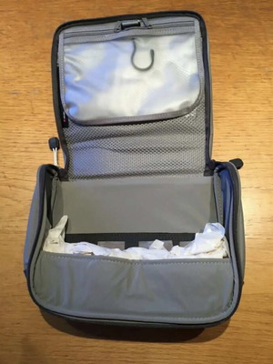 Delsey organiser wet pack grey new