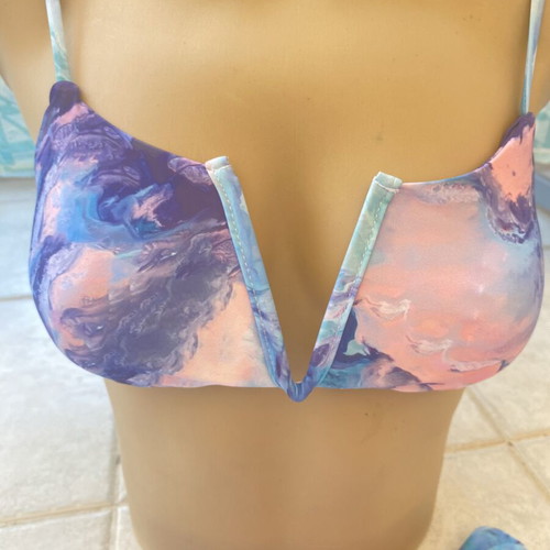 Swimsuit like new, colorful, size S