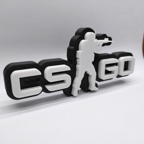 CS:GO decorative logo 3D print new