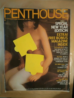 Penthouse January 1976 μεταχειρισμένο, έκδοση USA