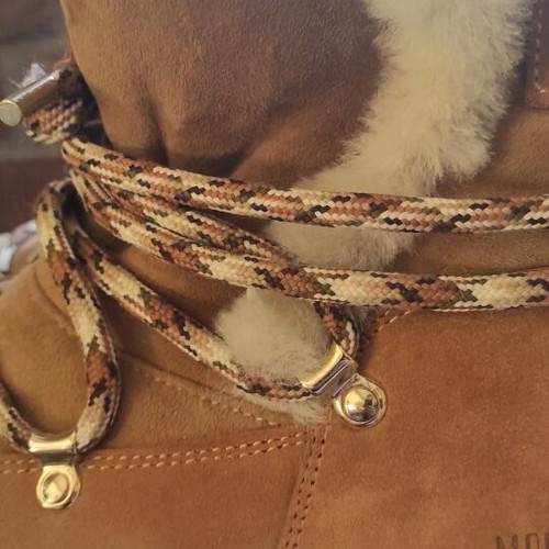 Moon Boot boots used, suede with shearling lining, size 39