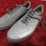 Παπούτσια sneakers Bershka μεταχειρισμένα, γκρι ανακλαστικά, μέγεθος 45