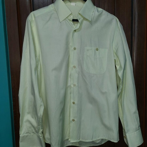 Men's shirt M very light green like new