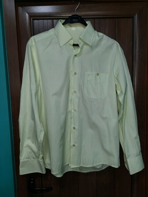 Men's shirt M very light green like new