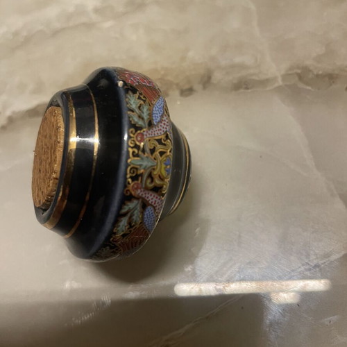 Vogue Solid Parfum 1985 used, Greek porcelain by K. Varvarigos