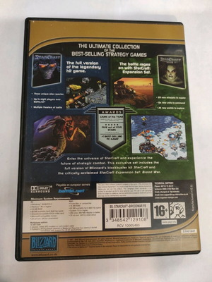 StarCraft PC Mac CD ROM used