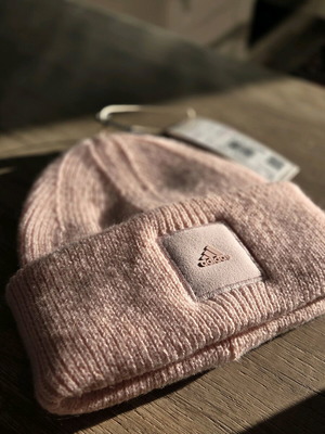 Adidas Cuffed Beanie καινούργιο, ροζ, one size