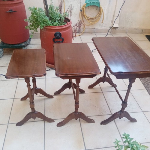 Granny's vintage nesting tables set of 3, used