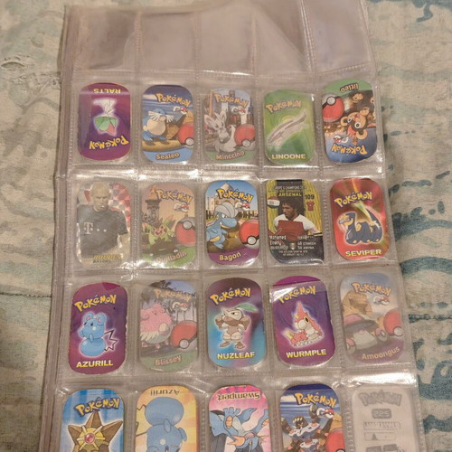 Μεταλλικά tags Pokémon με άλμπουμ