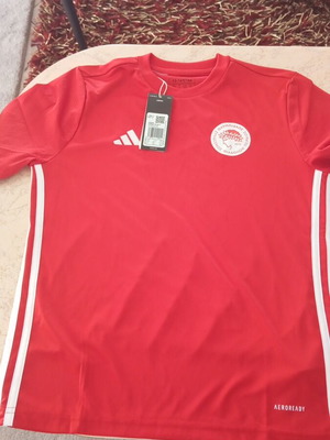 Olympiakos Swimming Adidas Shirt new for height up to 1.65