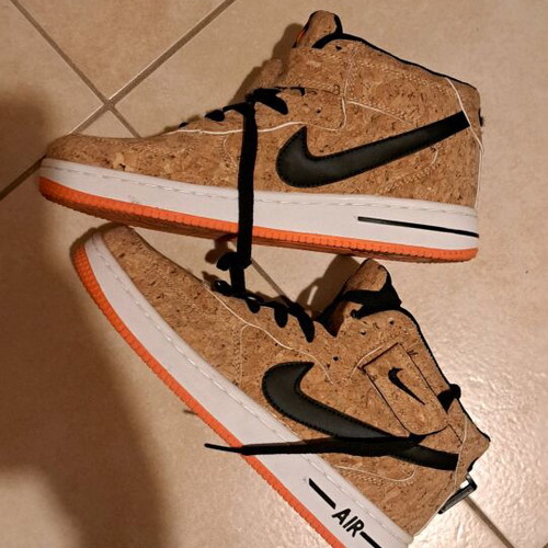 Nike Air Force 1 Mid like new, beige athletic shoes size 39