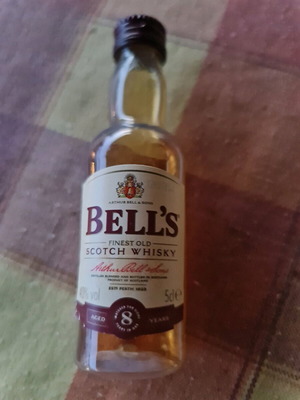 Μινιατούρα Bell's Scotch whiskey 8 years 5cl μεταχειρισμένη συλλεκτική