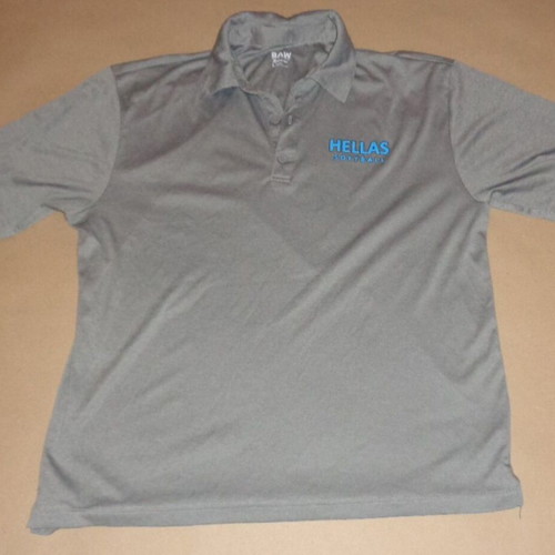 Polo T-Shirt Hellas Softball Large like new, gray