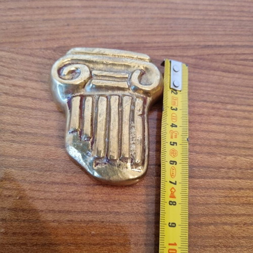 Bronze Ionic column used, old piece