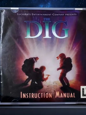 The Dig PC game used, adventure by Lucas Arts