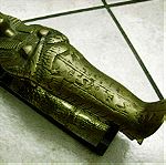  Διακοσμητικός Φαραώ μπρουντζινος 25cm από Αίγυπτο σε άριστη κατάσταση