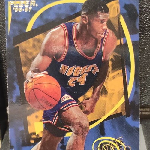 Antonio McDyess Nuggets NBA Rookie Rewind Fleer 96-97 card