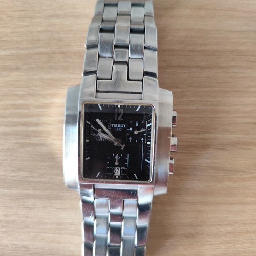 Tissot 1853 TXL Chronograph watch used, black