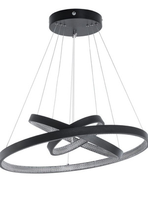Globostar μοντέρνο κρεμαστό φωτιστικό οροφής LED 100W 11200lm ρυθμιζόμενο