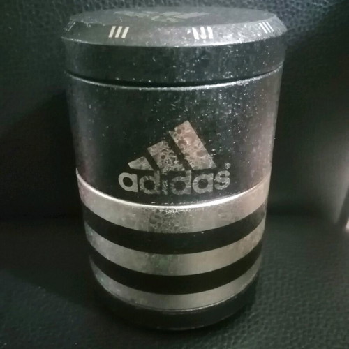 Adidas men's wristwatch like new, white and silver