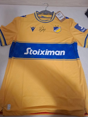 APOEL 2025 jersey signed by El Arabi, new, authentic