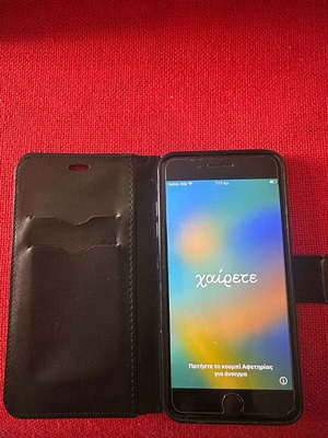 Apple iPhone 8 Plus like new in black wallet case