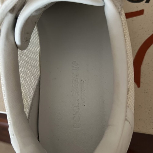 Dolce & Gabbana Cushion sneakers, white and grey, size 38