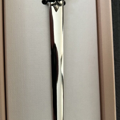 Handmade letter opener with Murano glass handle and bronze new