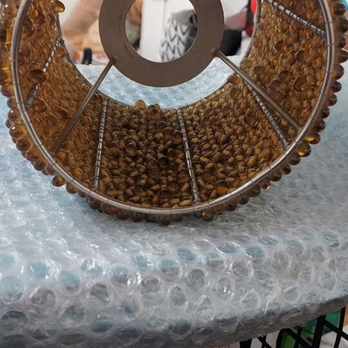 Lampshade for Portatif handmade with glass beads like new