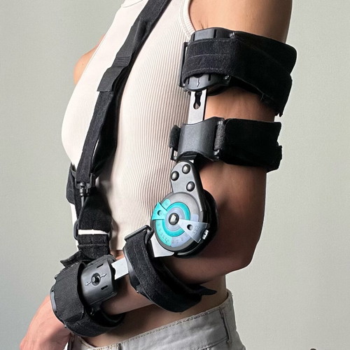 Hinged Orthosis for Left Arm or Leg, Like New, Adjustable Angles