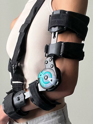 Hinged Orthosis for Left Arm or Leg, Like New, Adjustable Angles