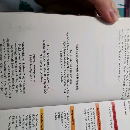 PONS German-Dutch Dictionary like new