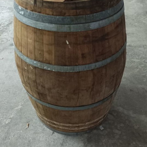 Wine barrel used from 1985 made of French cognac wood