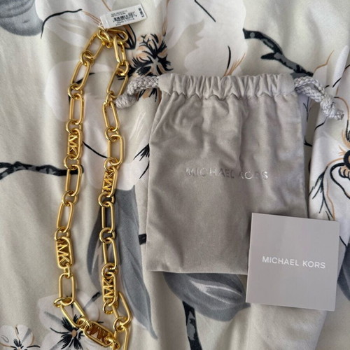 Michael Kors necklace new, gold