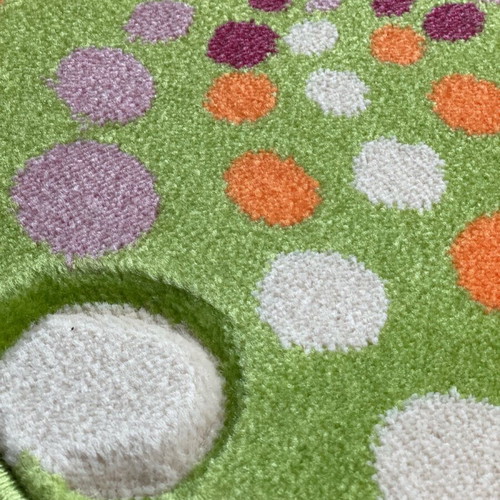 Entry mat green embossed new 40x60