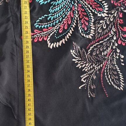 Monsoon Silk Embroidered Ruffle Top, UK 10 / EUR 38