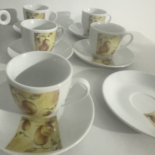 Set of 17 cups and mugs