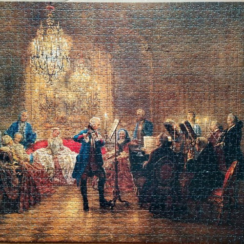 Puzzle 1500 used, Prestel, Flute Concert with Frederick the Great