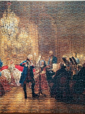 Puzzle 1500 used, Prestel, Flute Concert with Frederick the Great