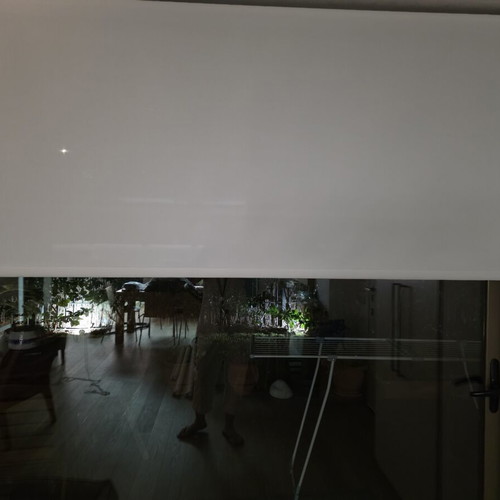 Roller blinds used, set of 7 in various sizes