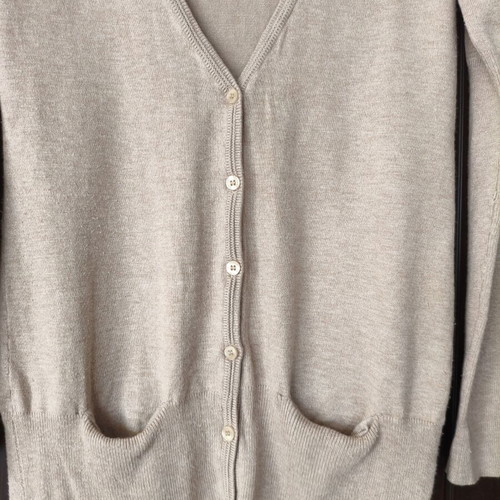 Bershka Beige Longline Cardigan Medium like new