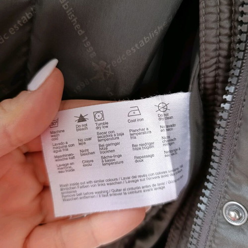 Esprit warm jacket size M like new, khaki color