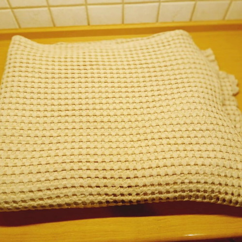 Blanket used, figure design or for covering, size 2.12x1.86 m