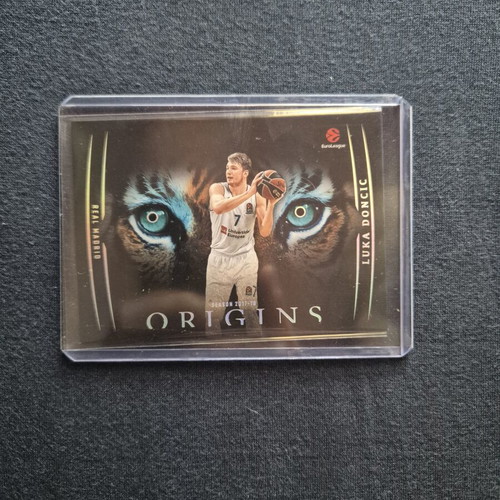 Panini Origins Luka Dončić Tiger Eyes SSP Case Hit card near mint