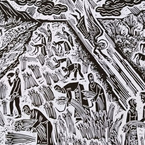 Linocut Harvest new