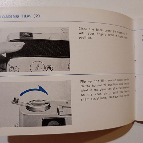 Yashica Lynx - 5000 camera manual used