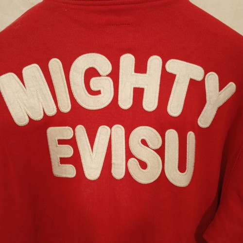 Evisu Jacket XL Red With Stripes Like New